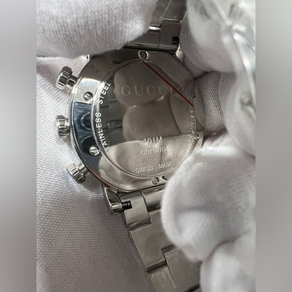 NIB Black G Chrono Gucci Watch - Picture 6 of 7